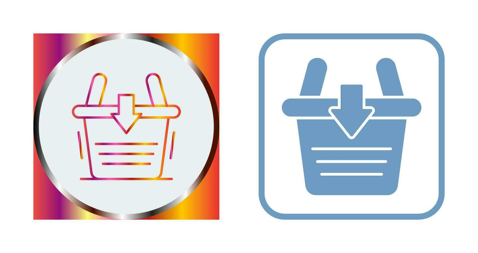 Add To Basket Vector Icon