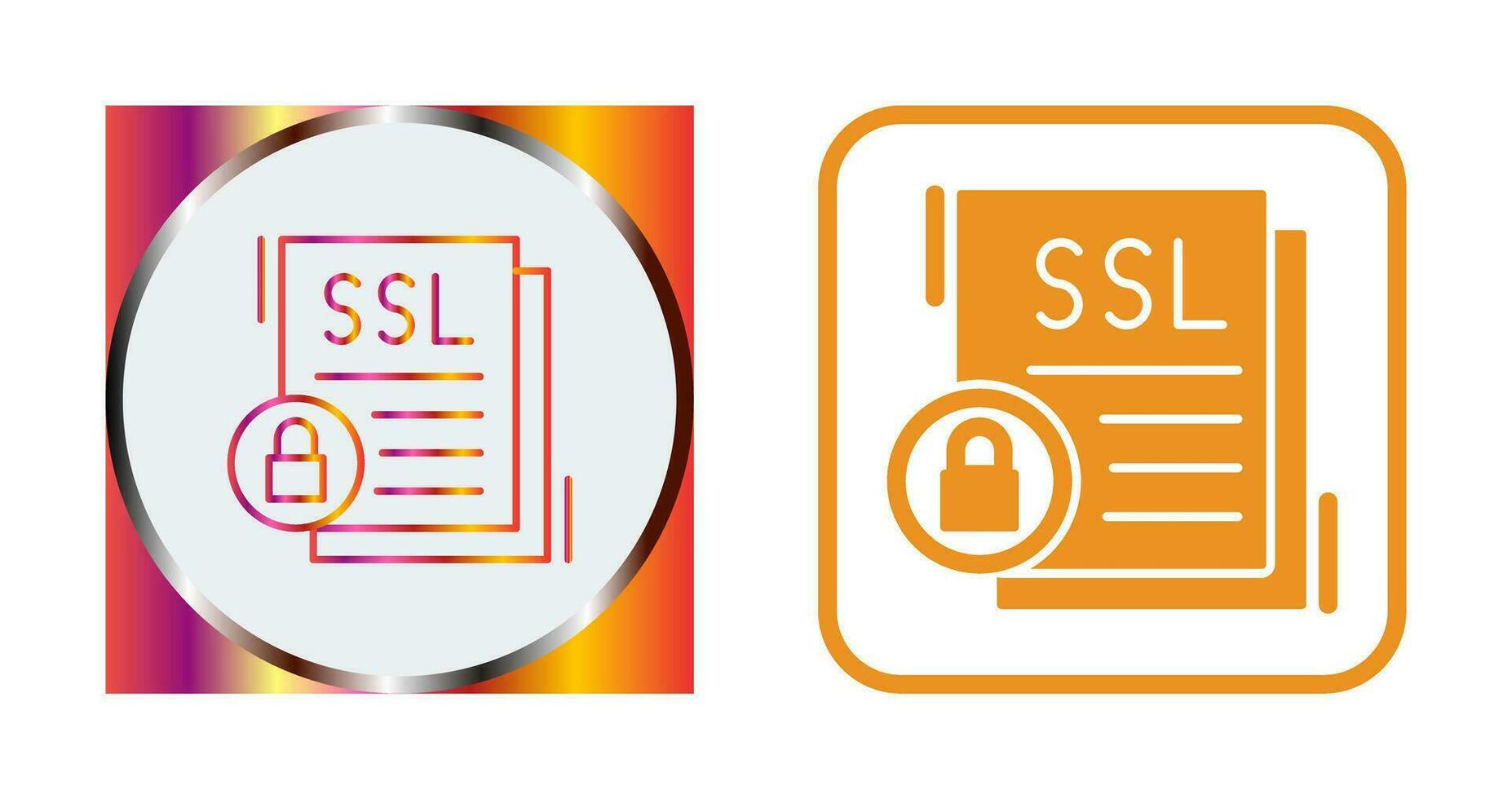 icono de vector de ssl