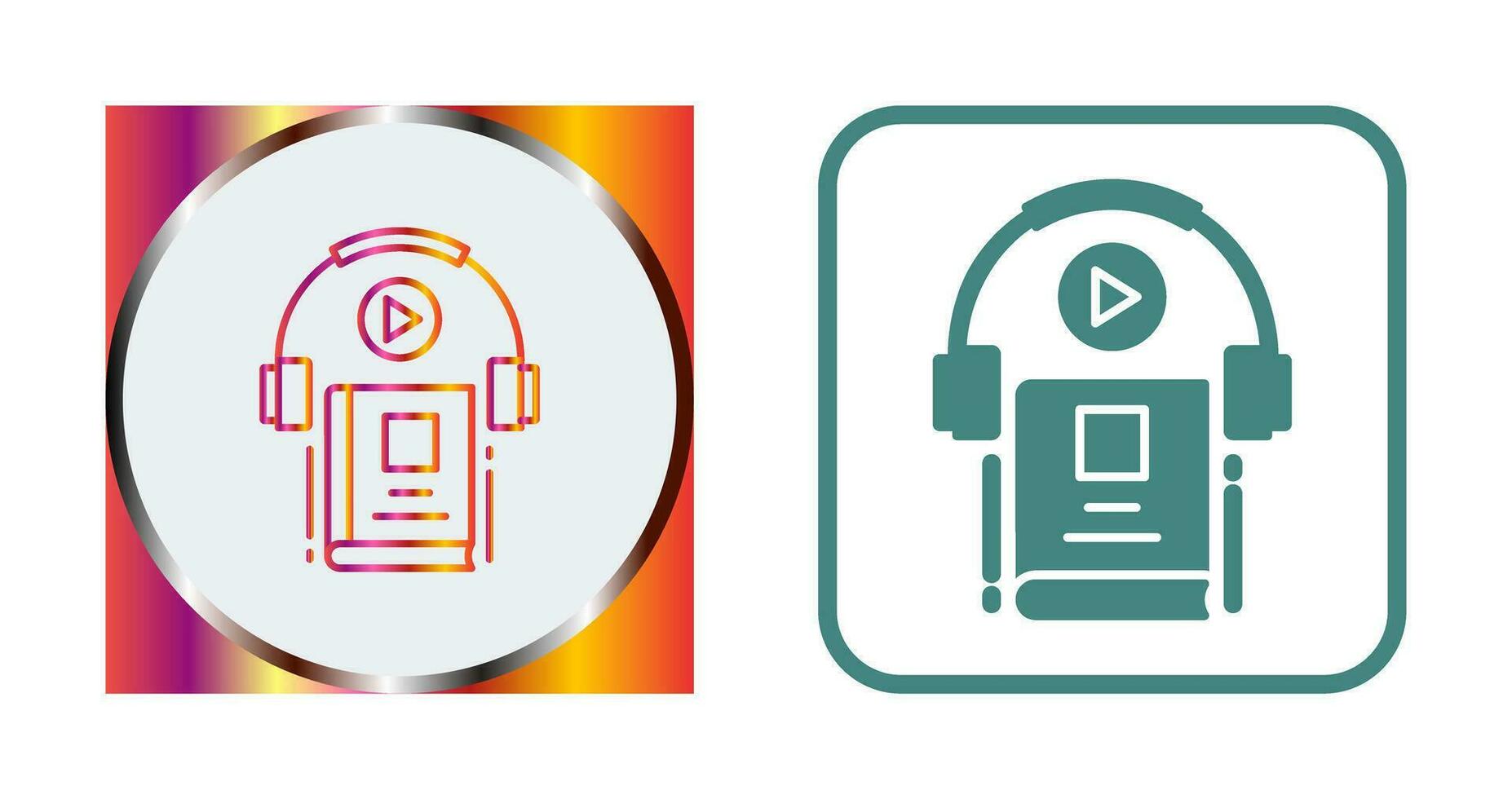 Audio Book Vector Icon