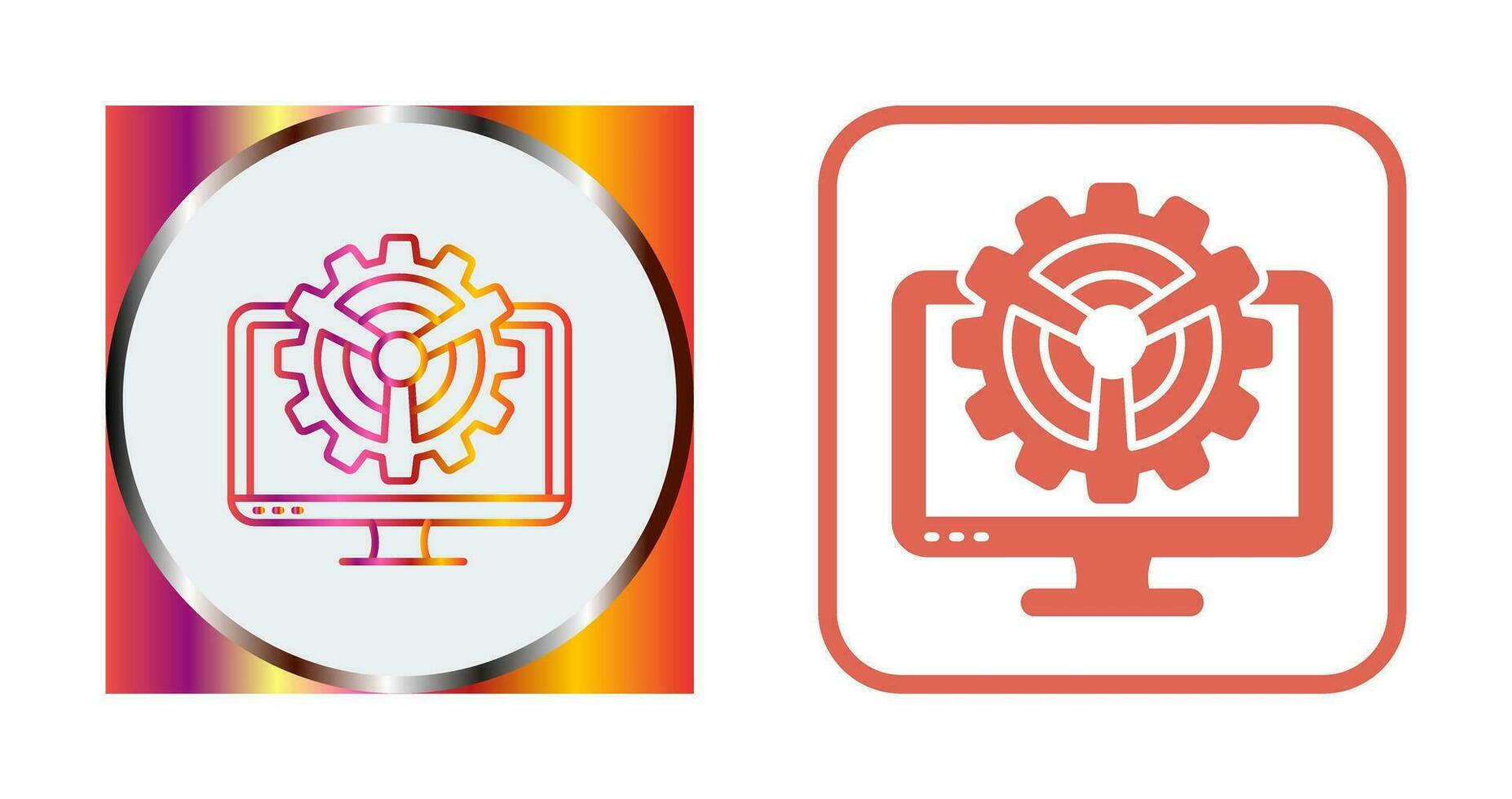 Monitor Vector Icon