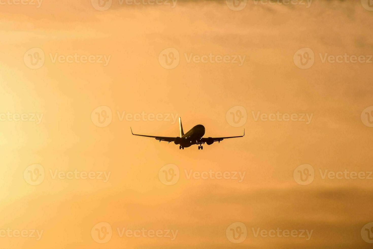 Airplane in the sky photo