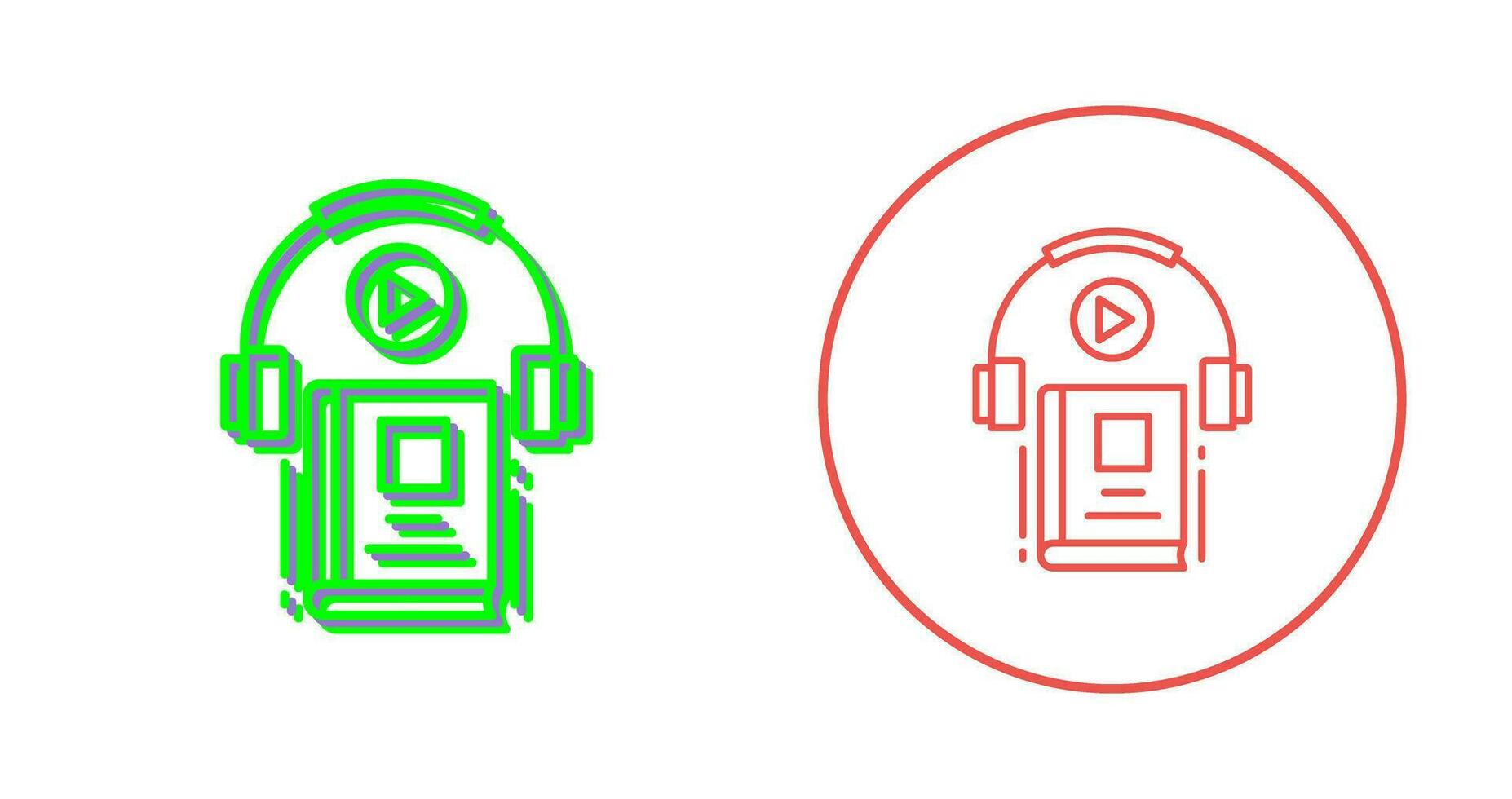 Audio Book Vector Icon