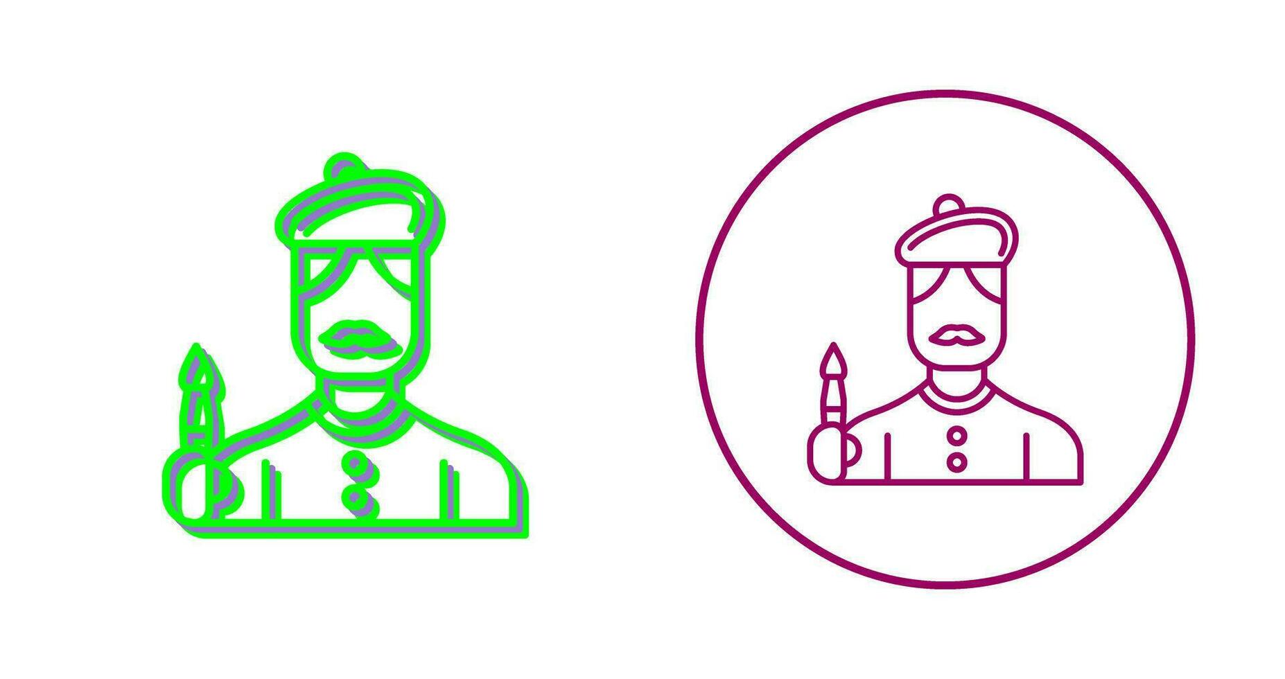 Artist Vector Icon