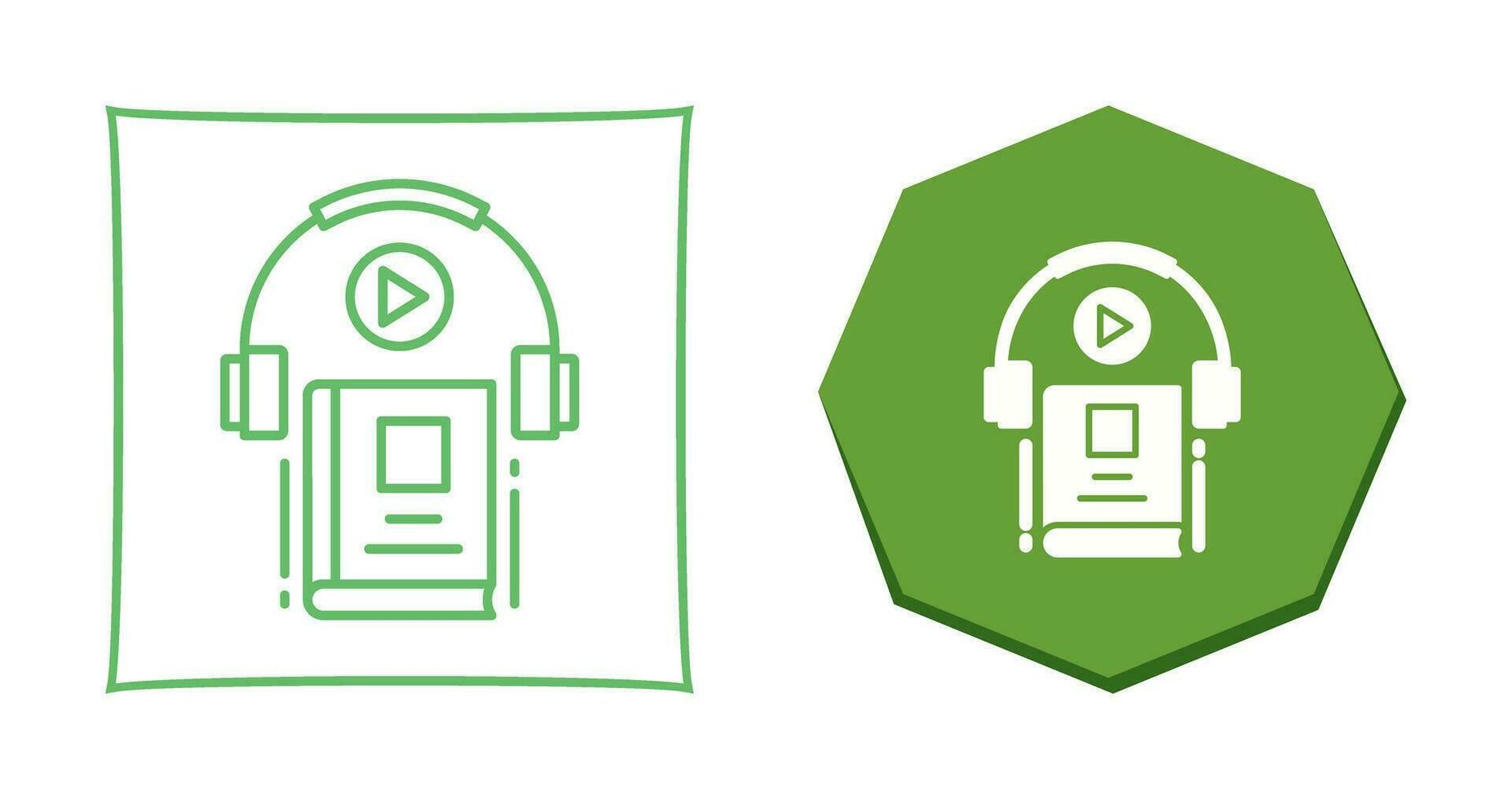 Audio Book Vector Icon