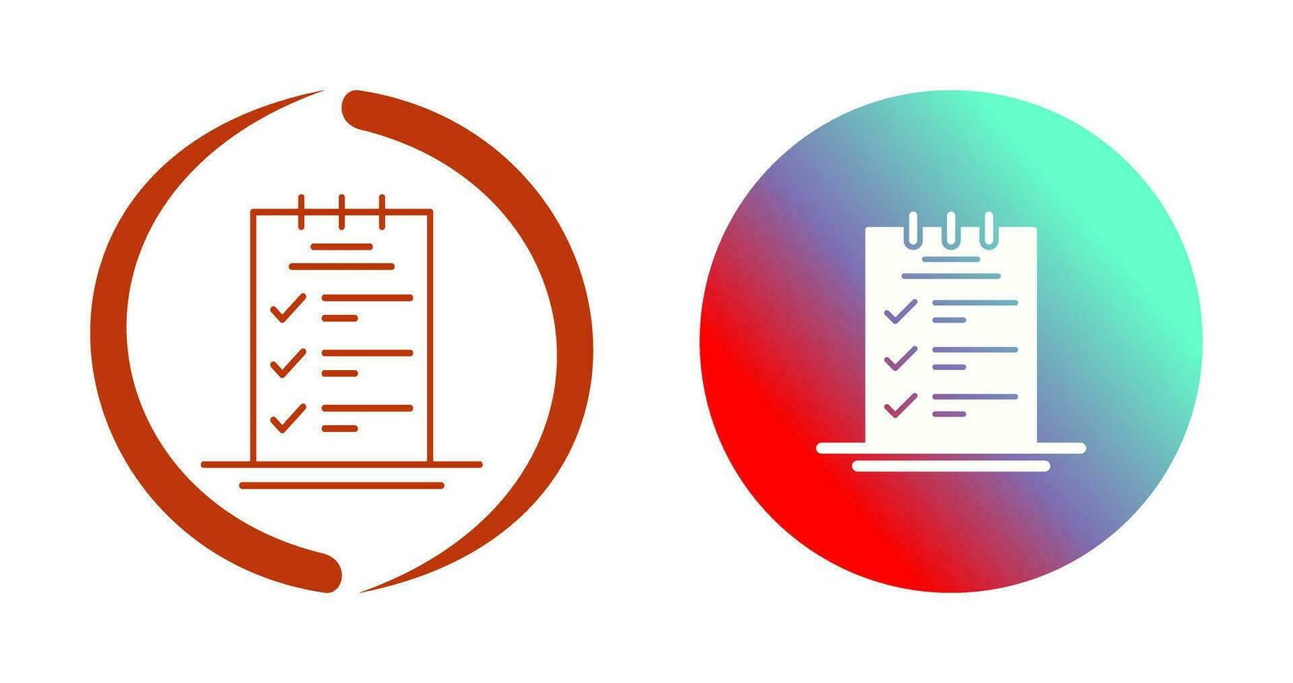 Booking CheckList Vector Icon