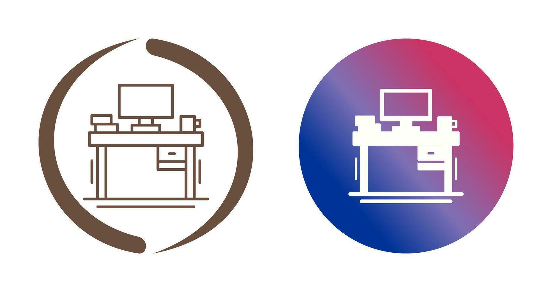 Desk Vector Icon