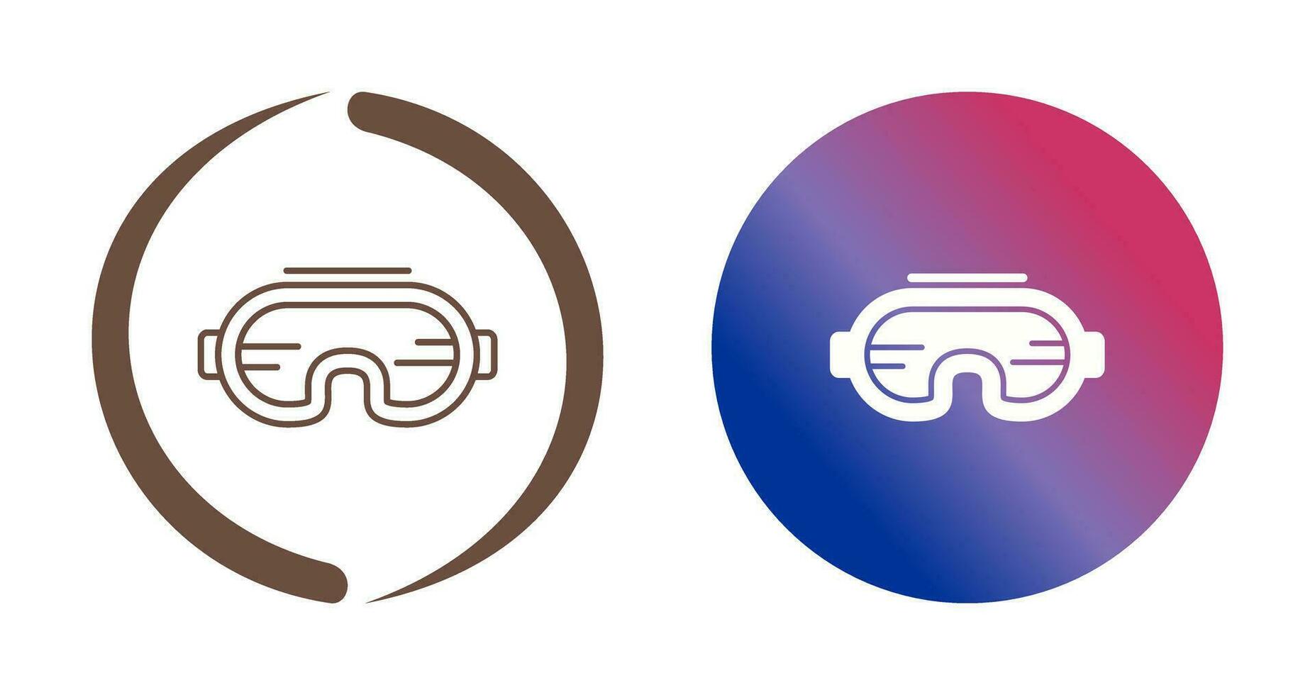 icono de vector de gafas