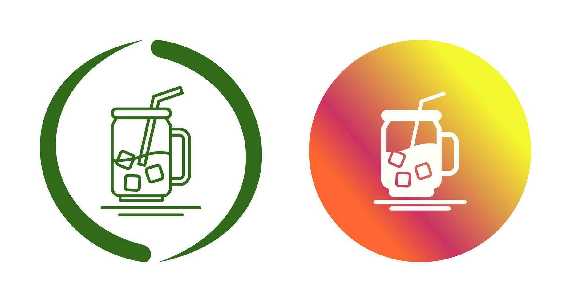 Iced Tea Vector Icon