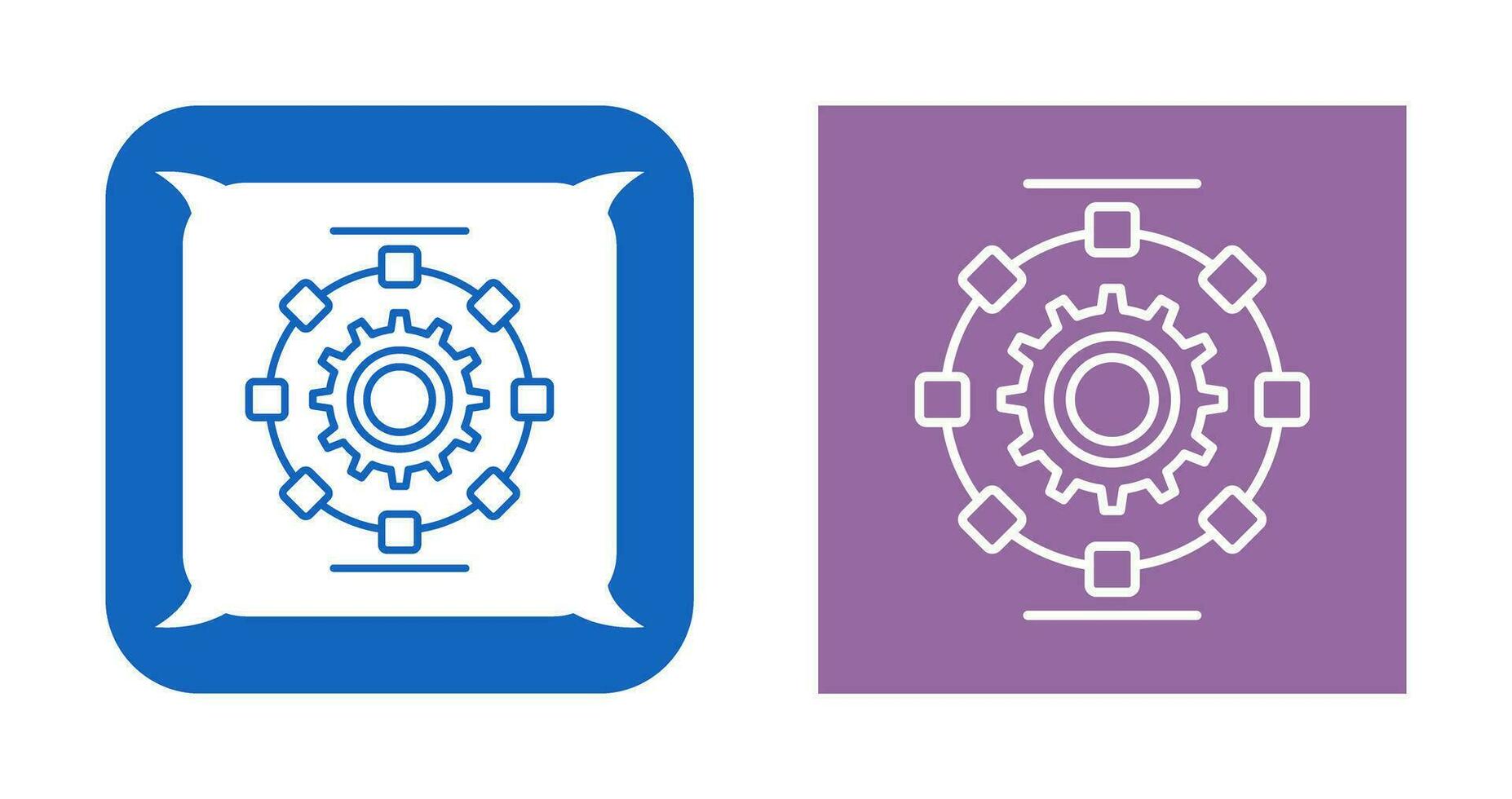 Automated Process Vector Icon