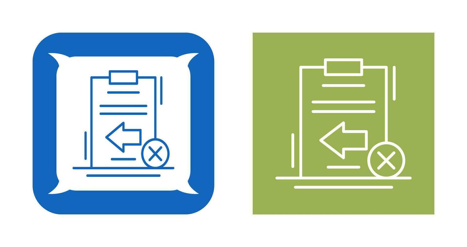 Return Failed Vector Icon