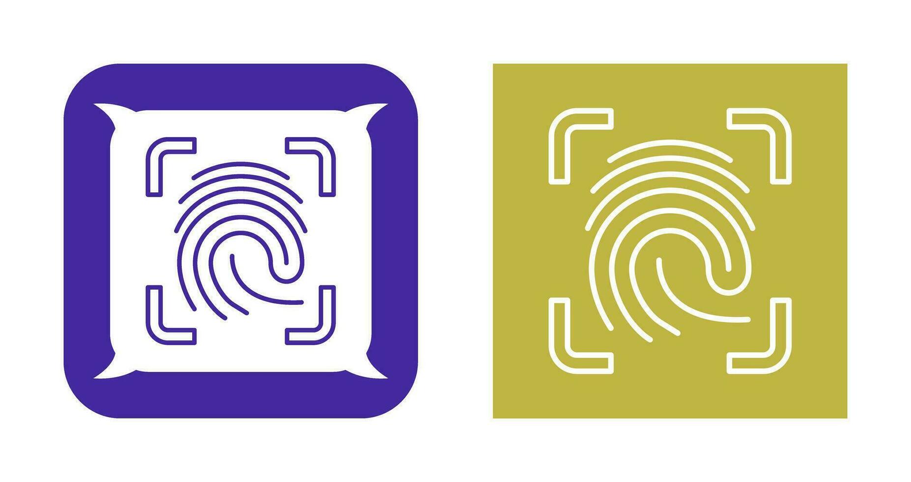 Finger Print Vector Icon