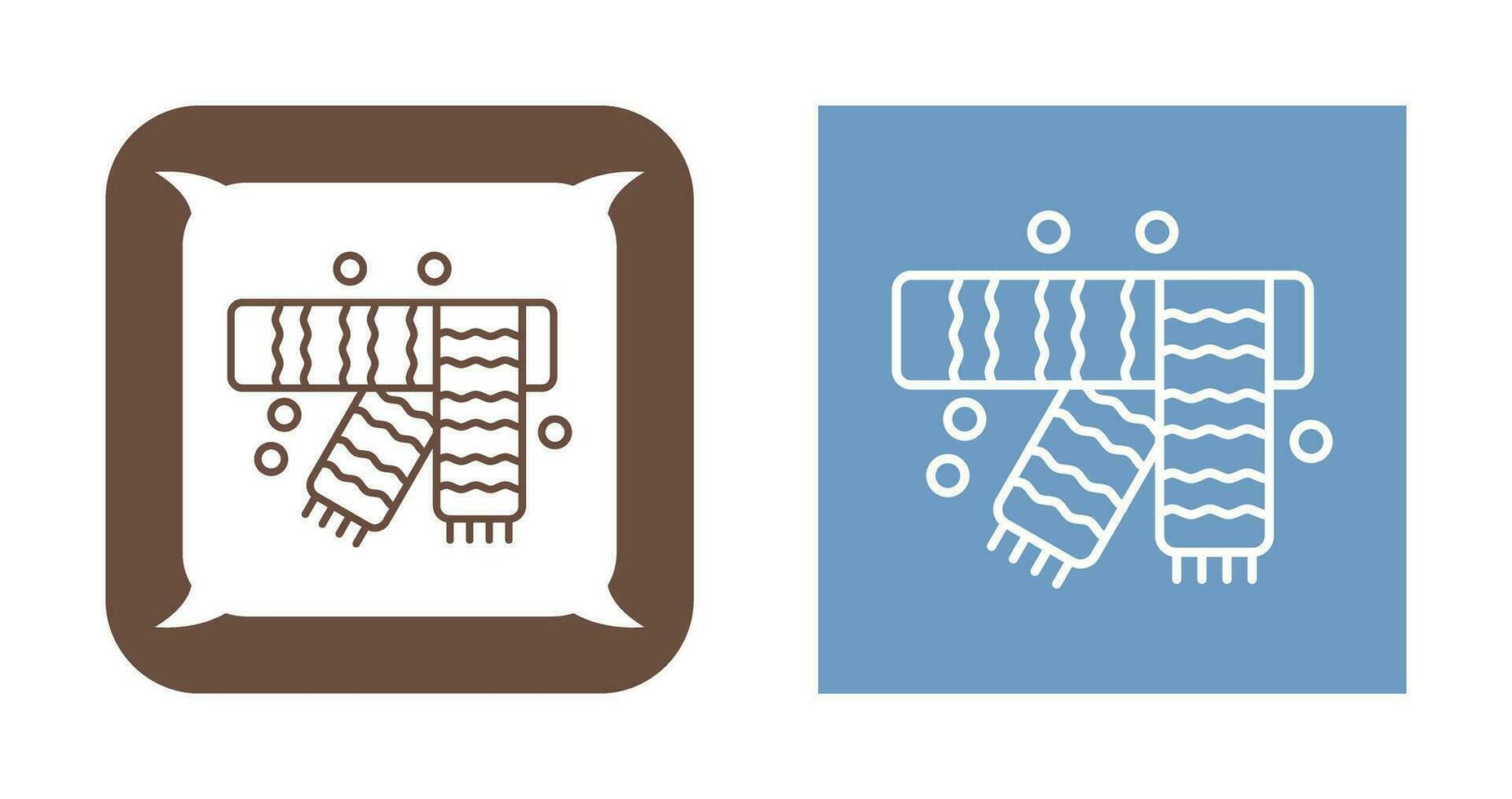 Winter Scarf Vector Icon