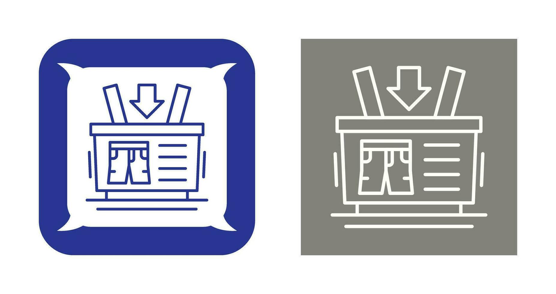 Shopping Basket Vector Icon