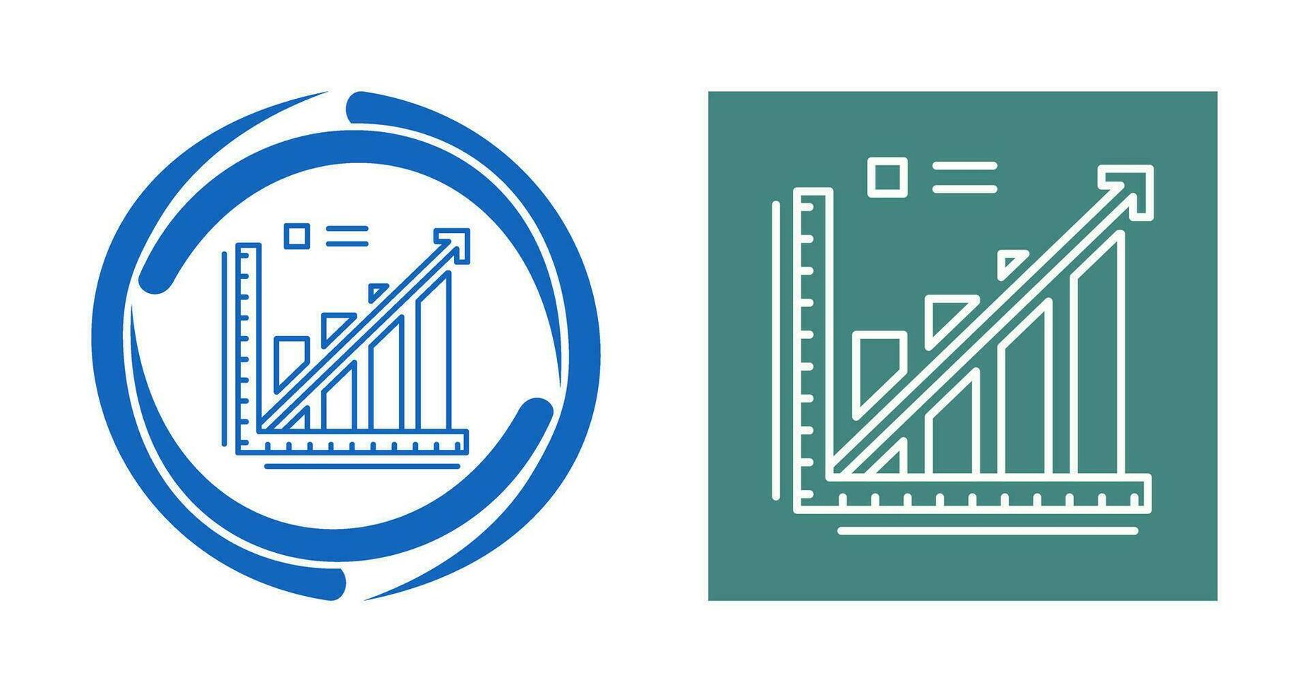 Line Graph Vector Icon