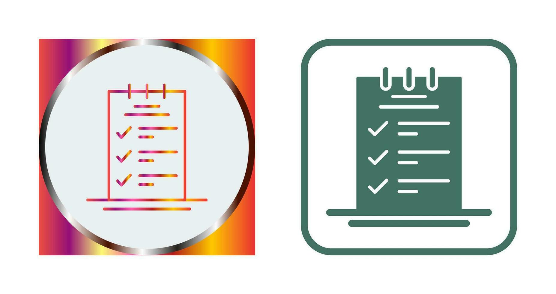 Booking CheckList Vector Icon