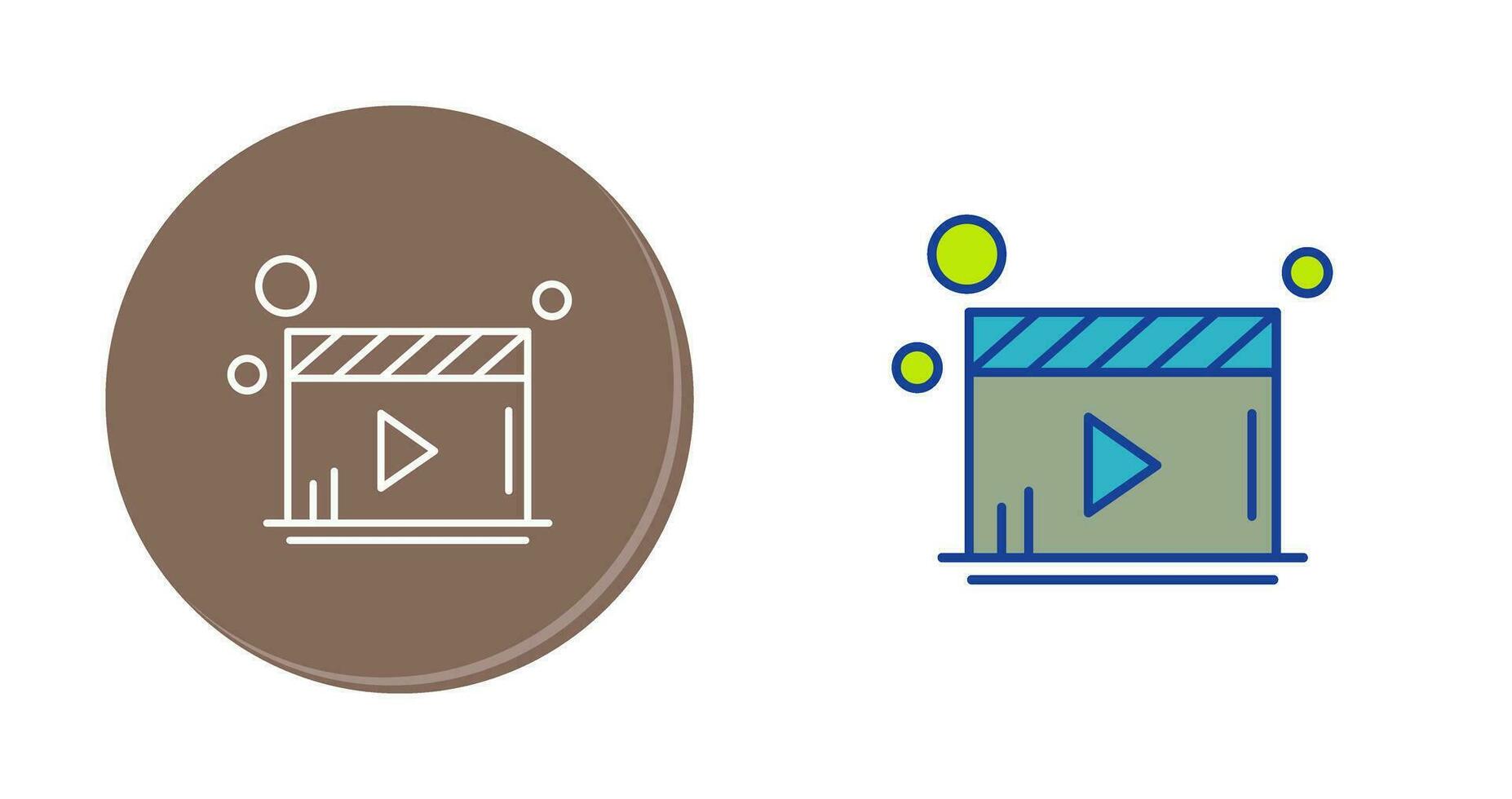 Video Player Vector Icon