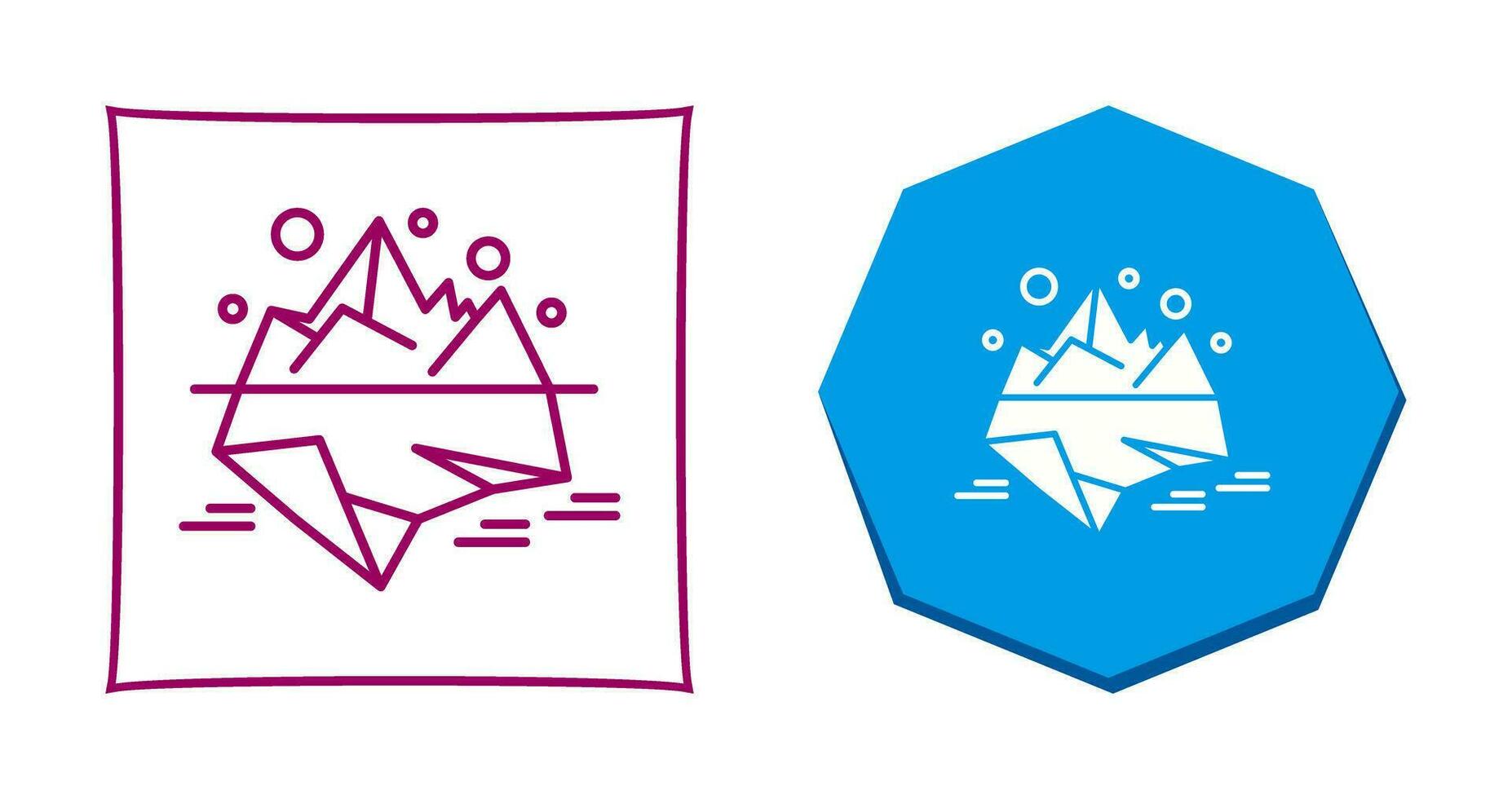 Iceberg Vector Icon