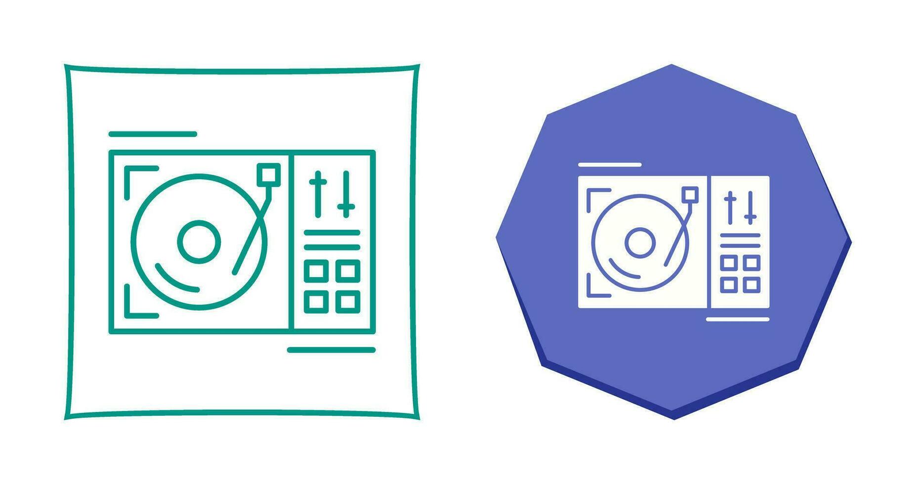 Turntable Vector Icon