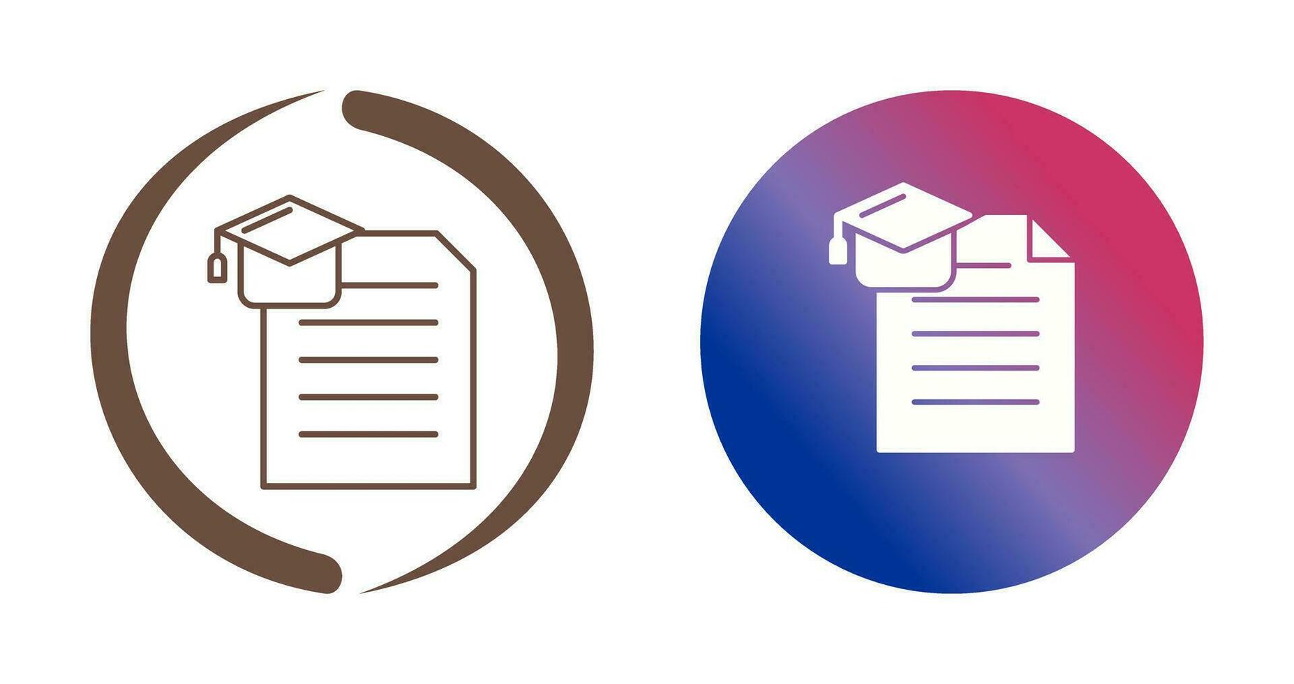 Degree Vector Icon