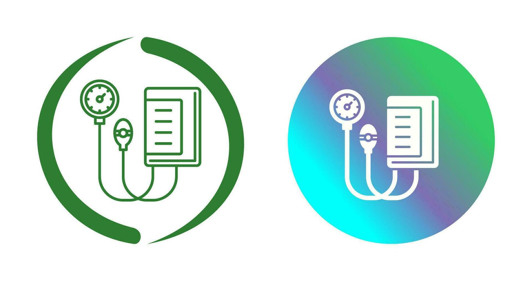 Blood Pressure Gauge Vector Icon