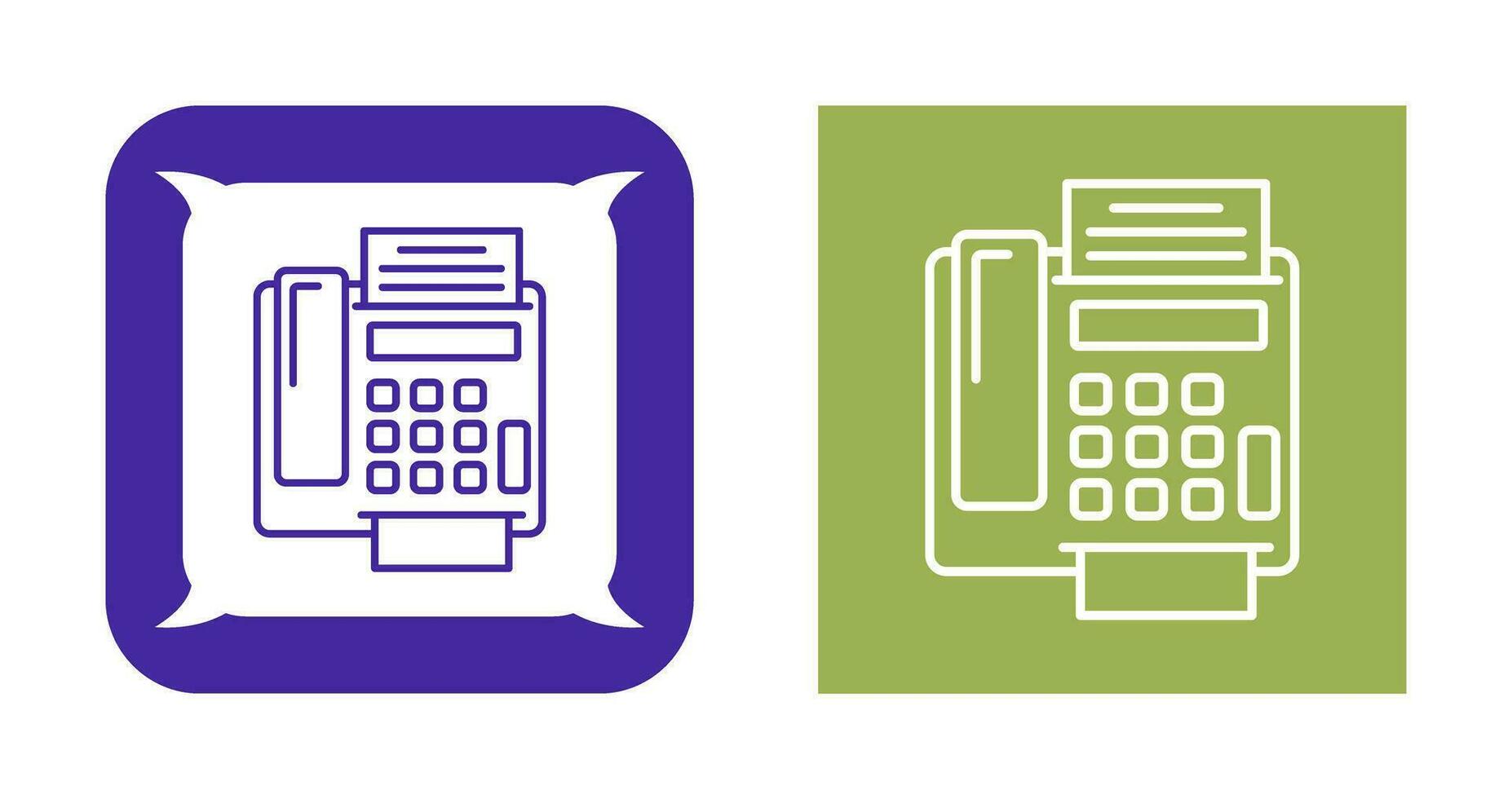 fax Machine Vector Icon