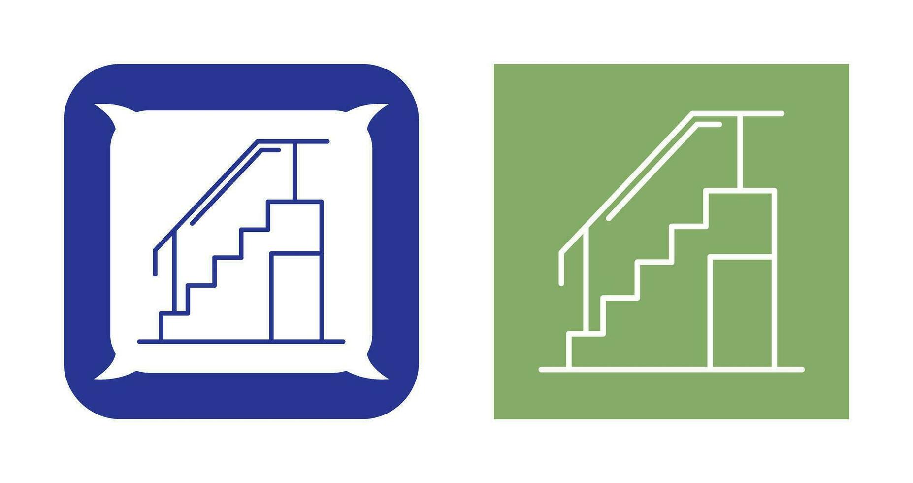 icono de vector de escaleras