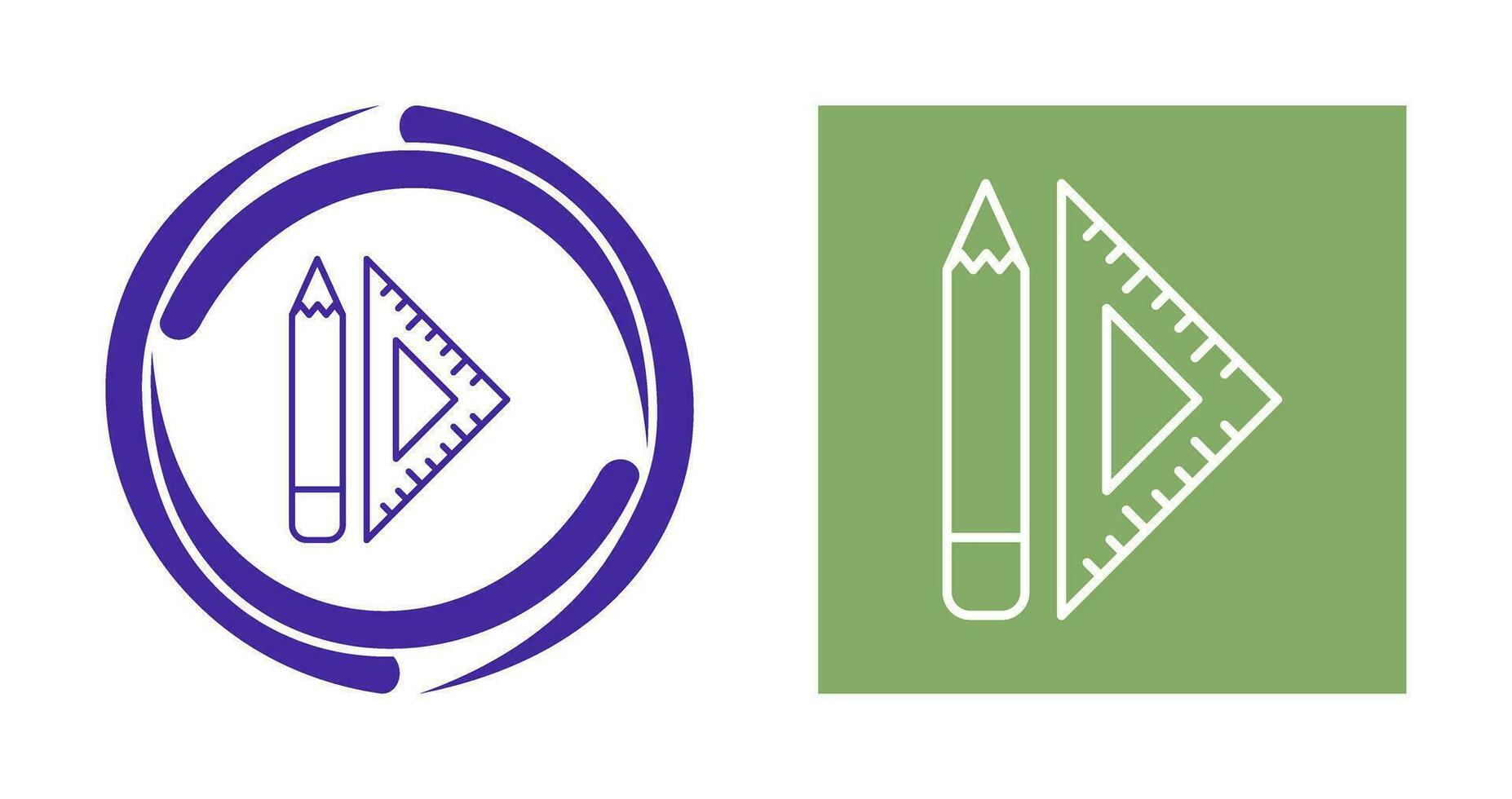 Set Square Vector Icon