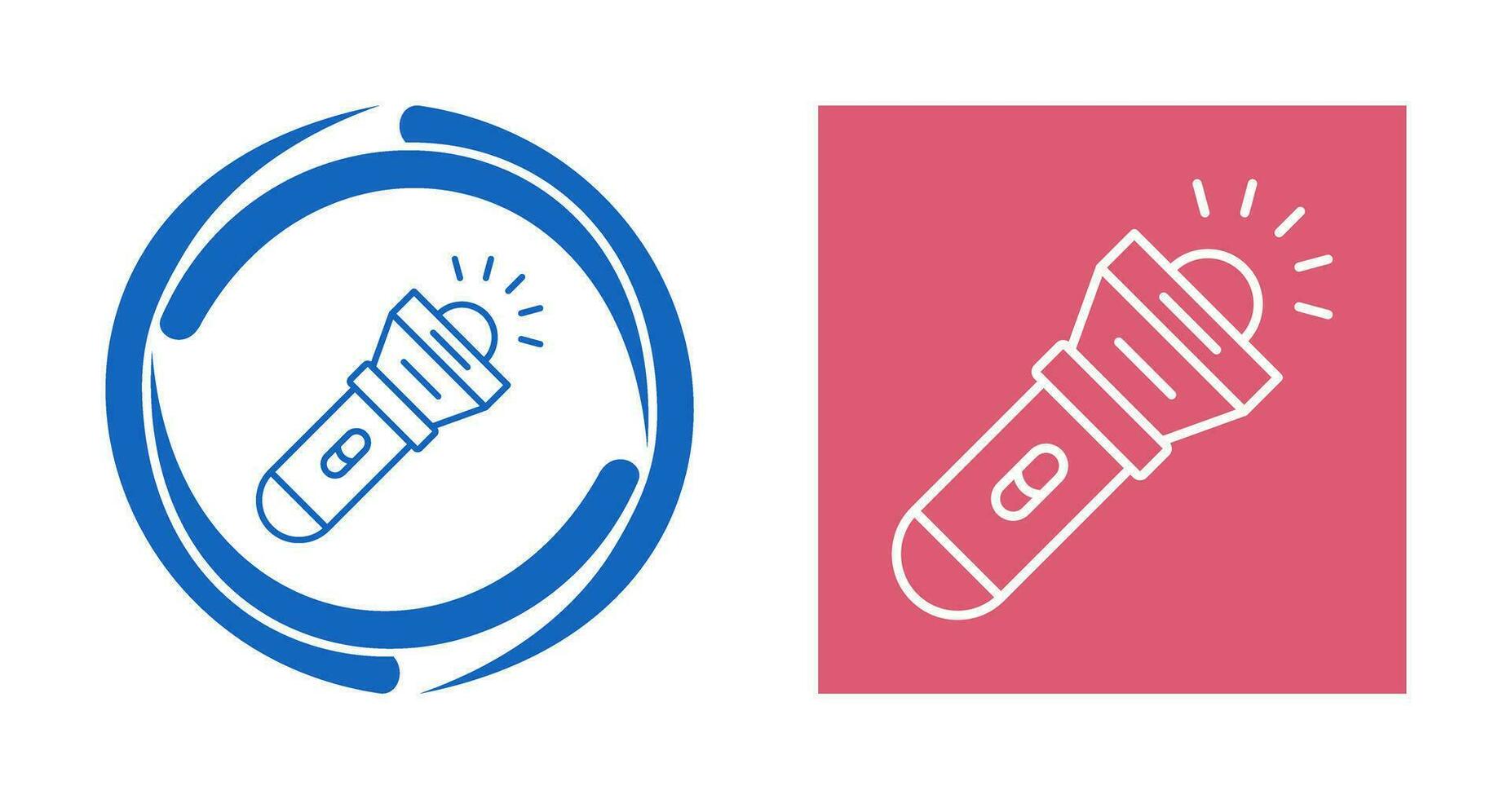 Flashlight Vector Icon