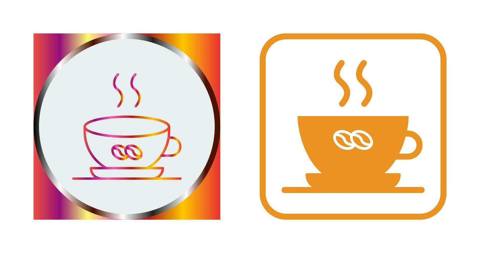 icono de vector de taza de café