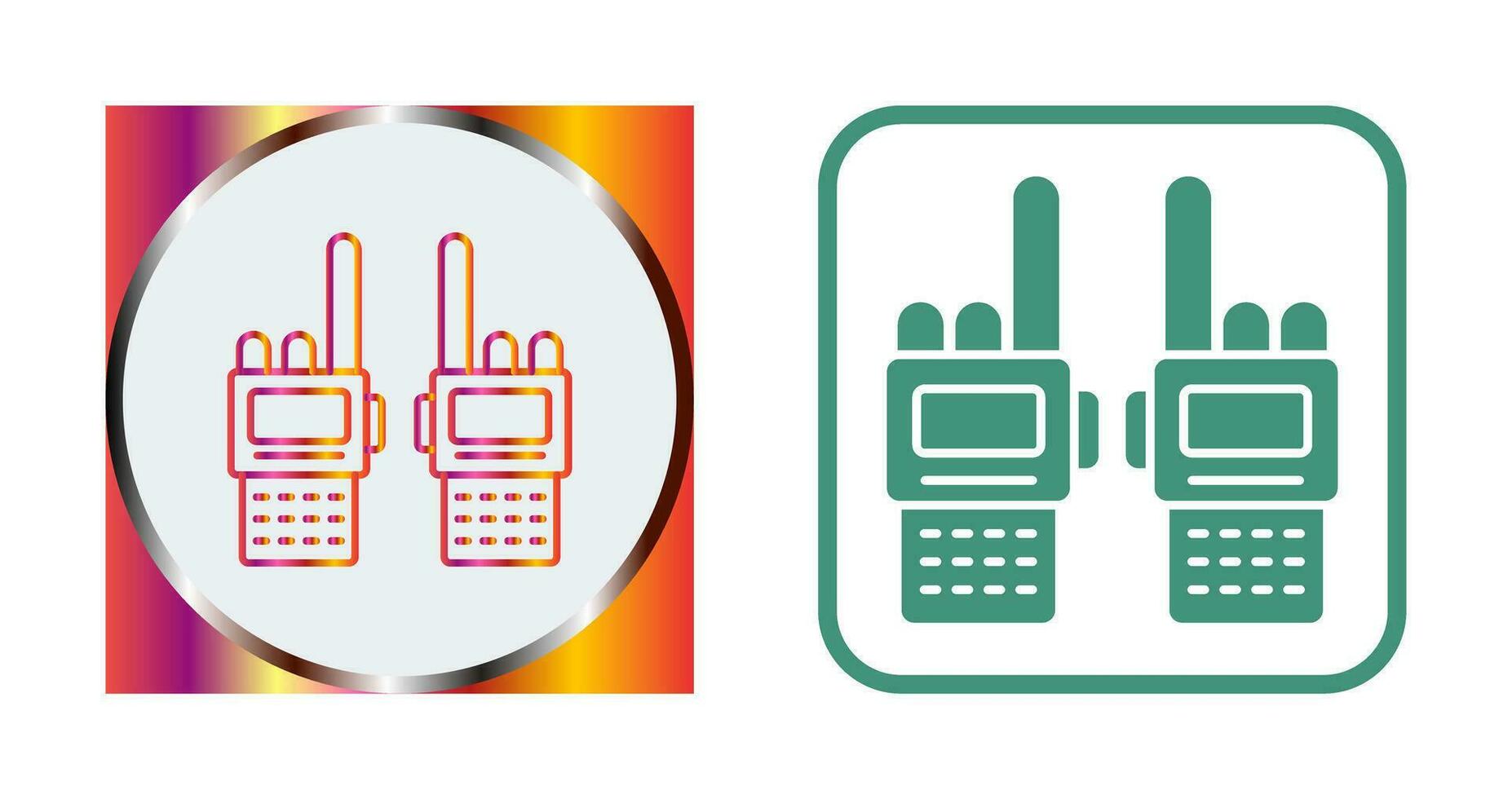 Walkie Talkie Vector Icon