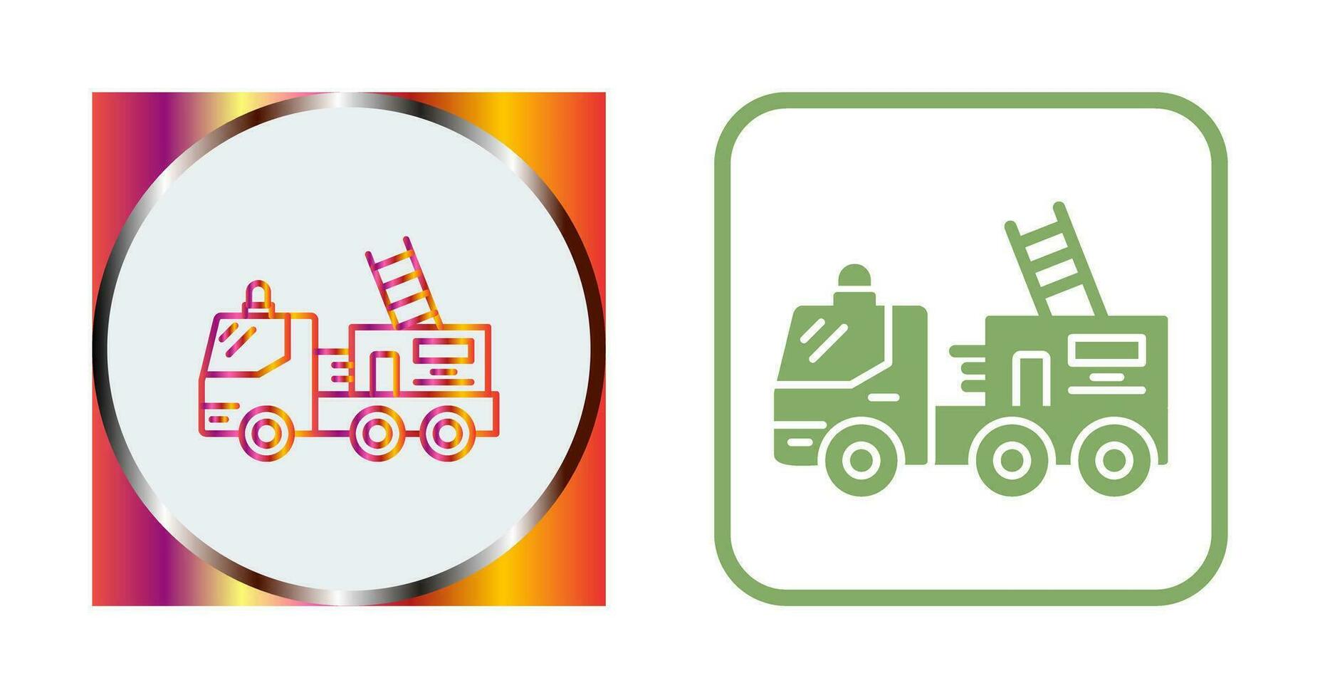 Fire Truck Vector Icon