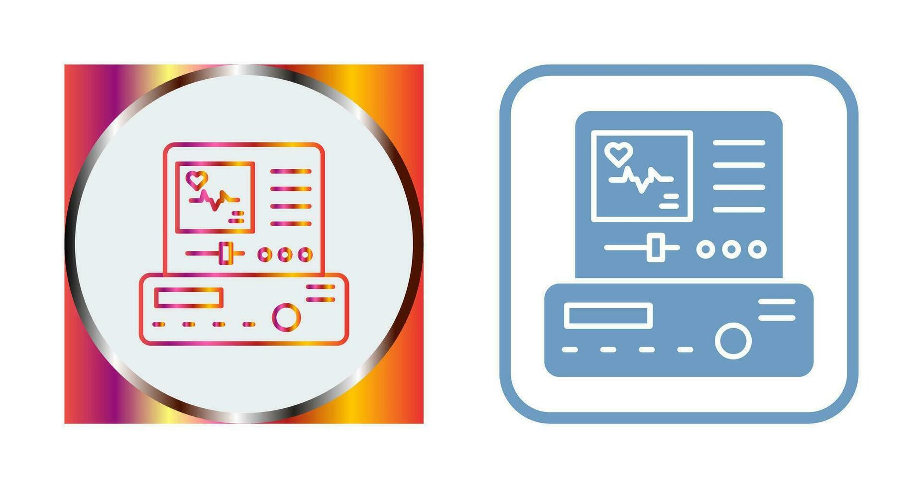 Electrocardiogram Vector Icon