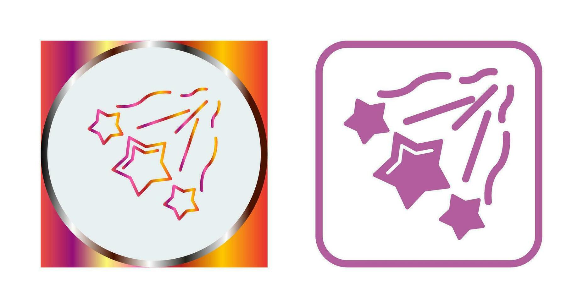 Falling Stars Vector Icon