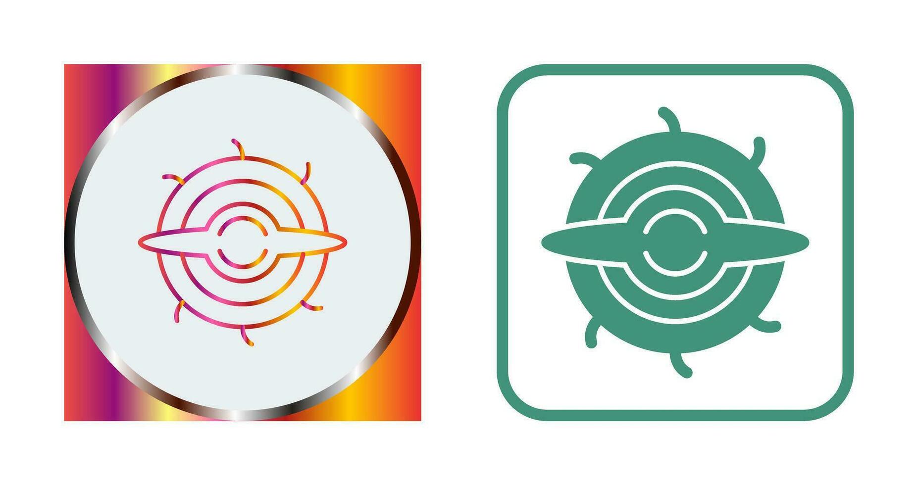 Black Hole Vector Icon