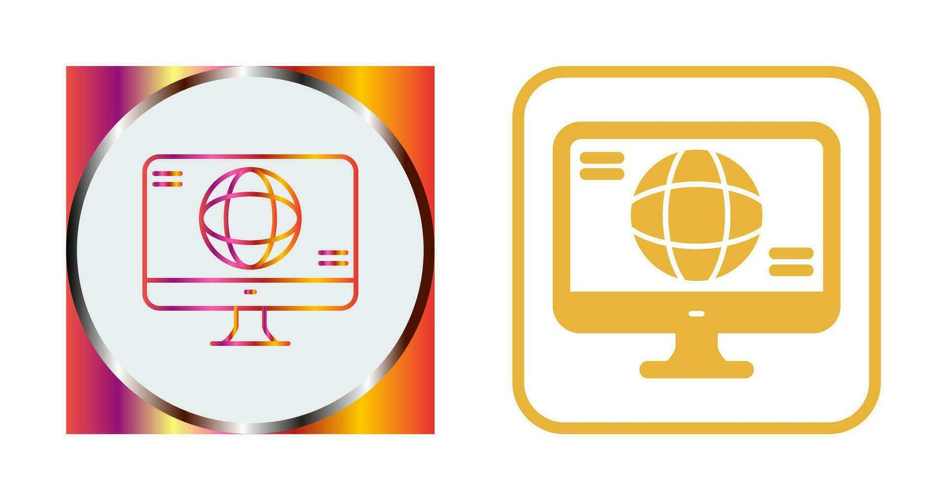 Monitor Vector Icon