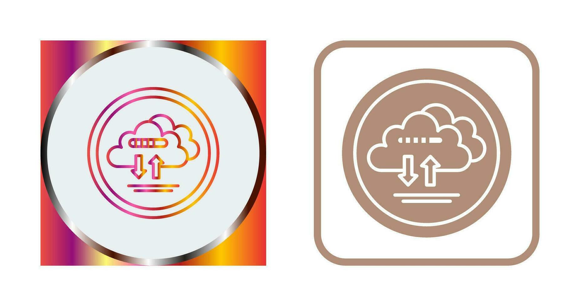 Cloud Data Vector Icon