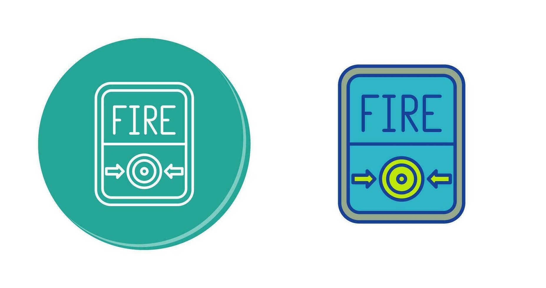 Fire Button Vector Icon