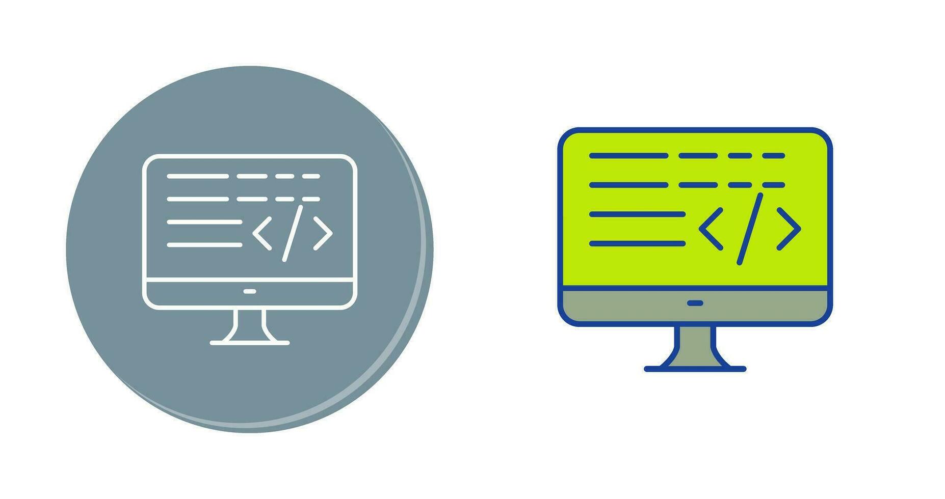 icono de vector de codificación