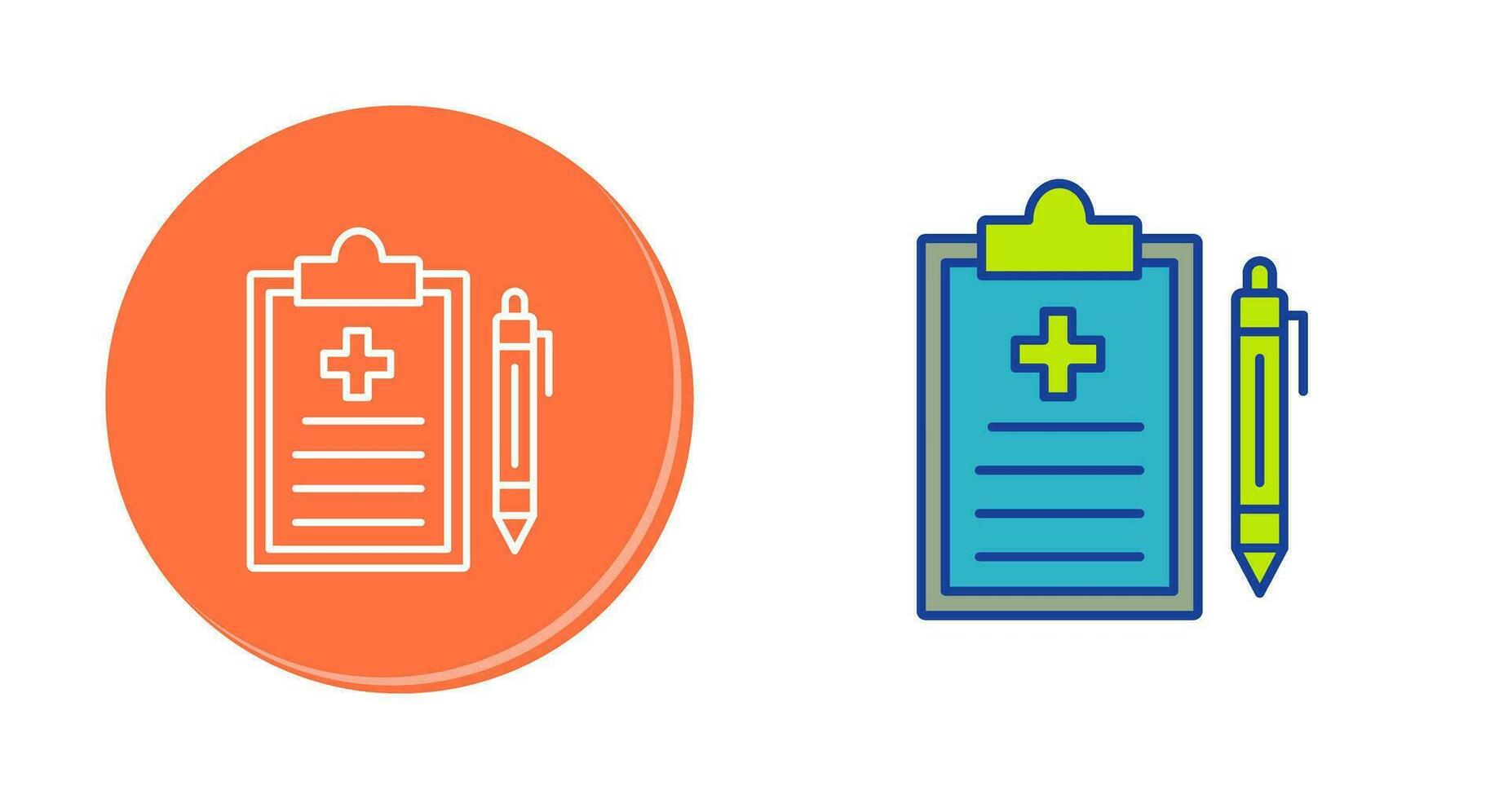 Medical Record Vector Icon