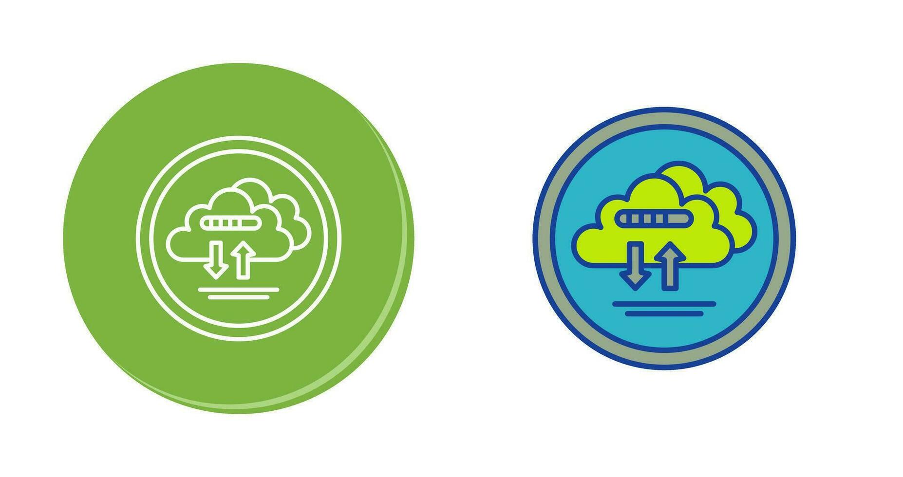 Cloud Data Vector Icon