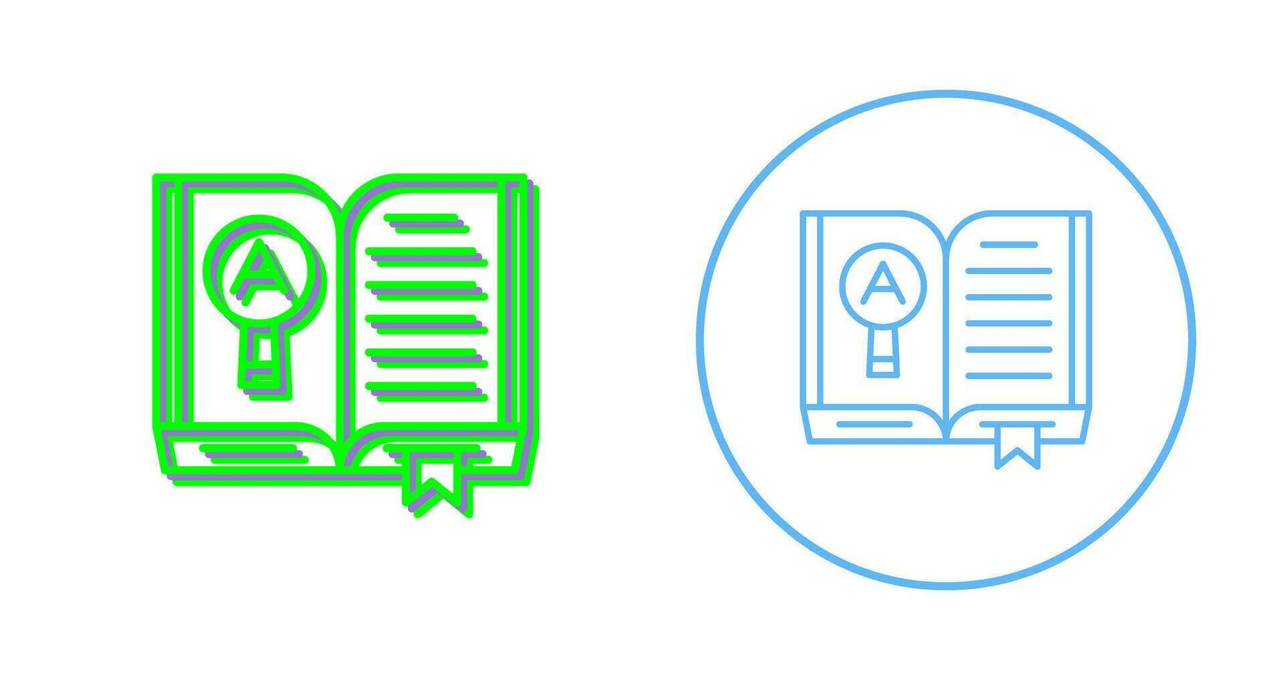 Open Book Vector Icon