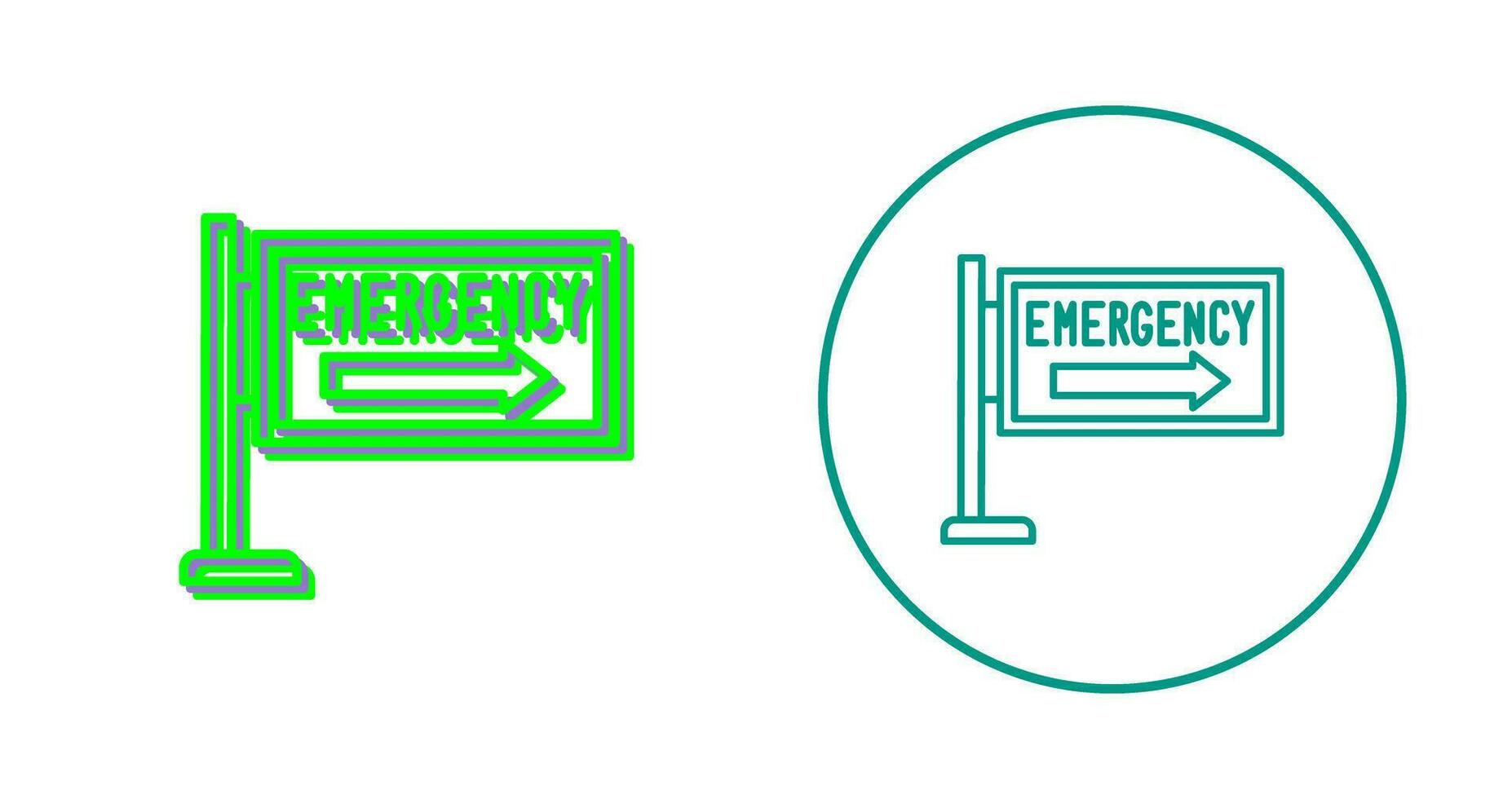 Emergency Sign Vector Icon