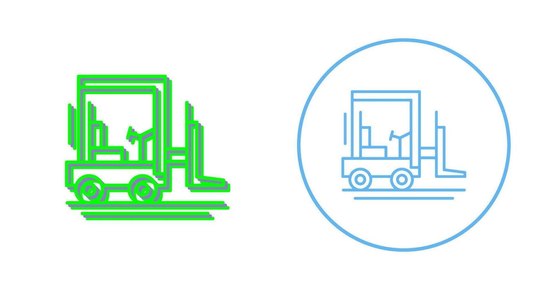 Forklift Vector Icon