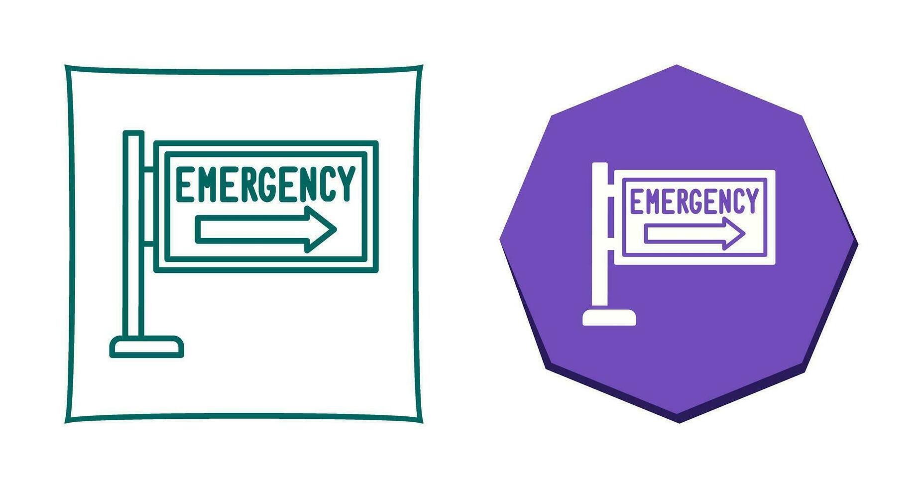 Emergency Sign Vector Icon