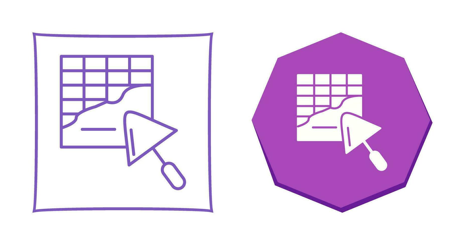 Plastering Vector Icon