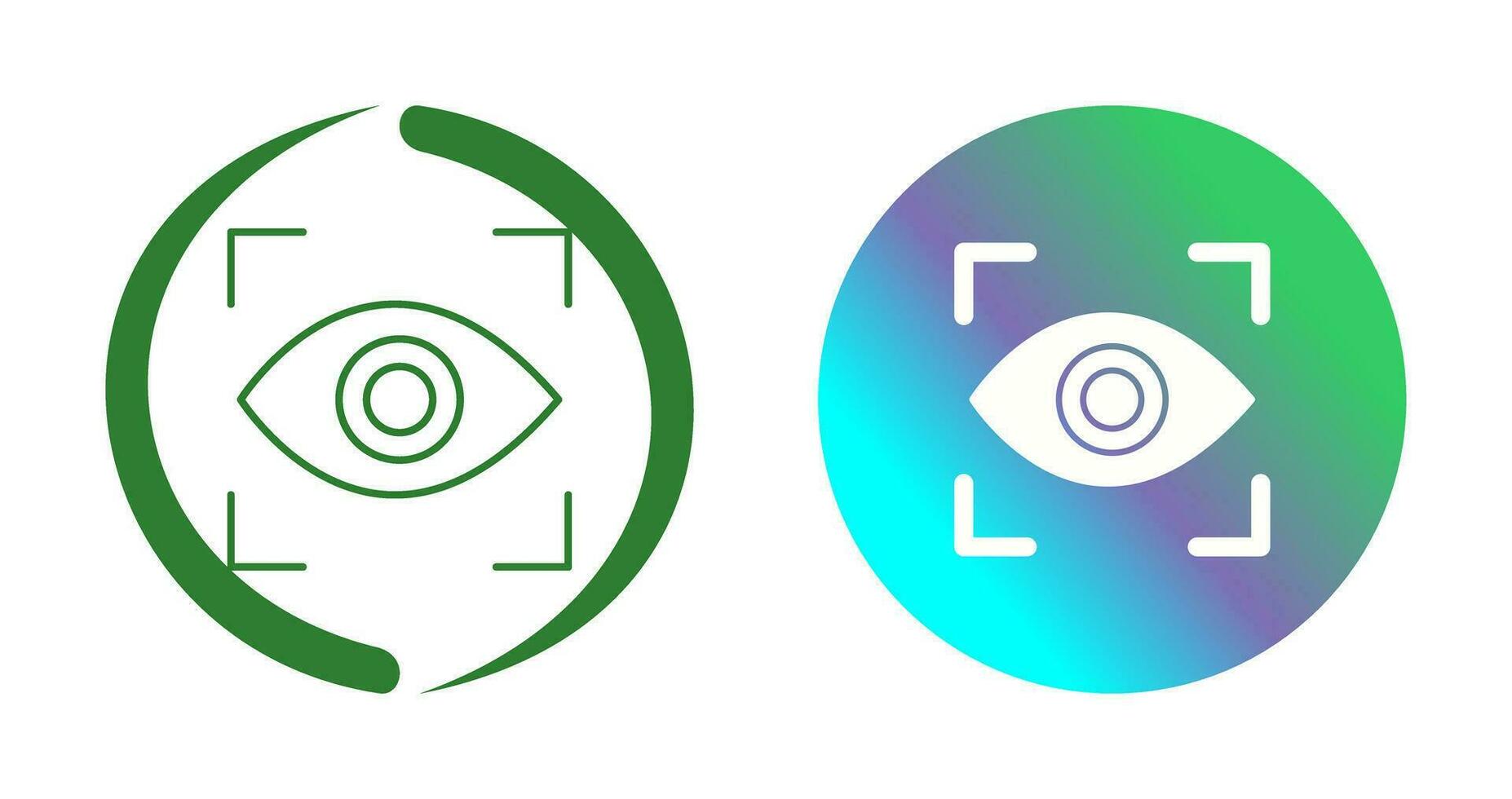 Eye Scan Vector Icon