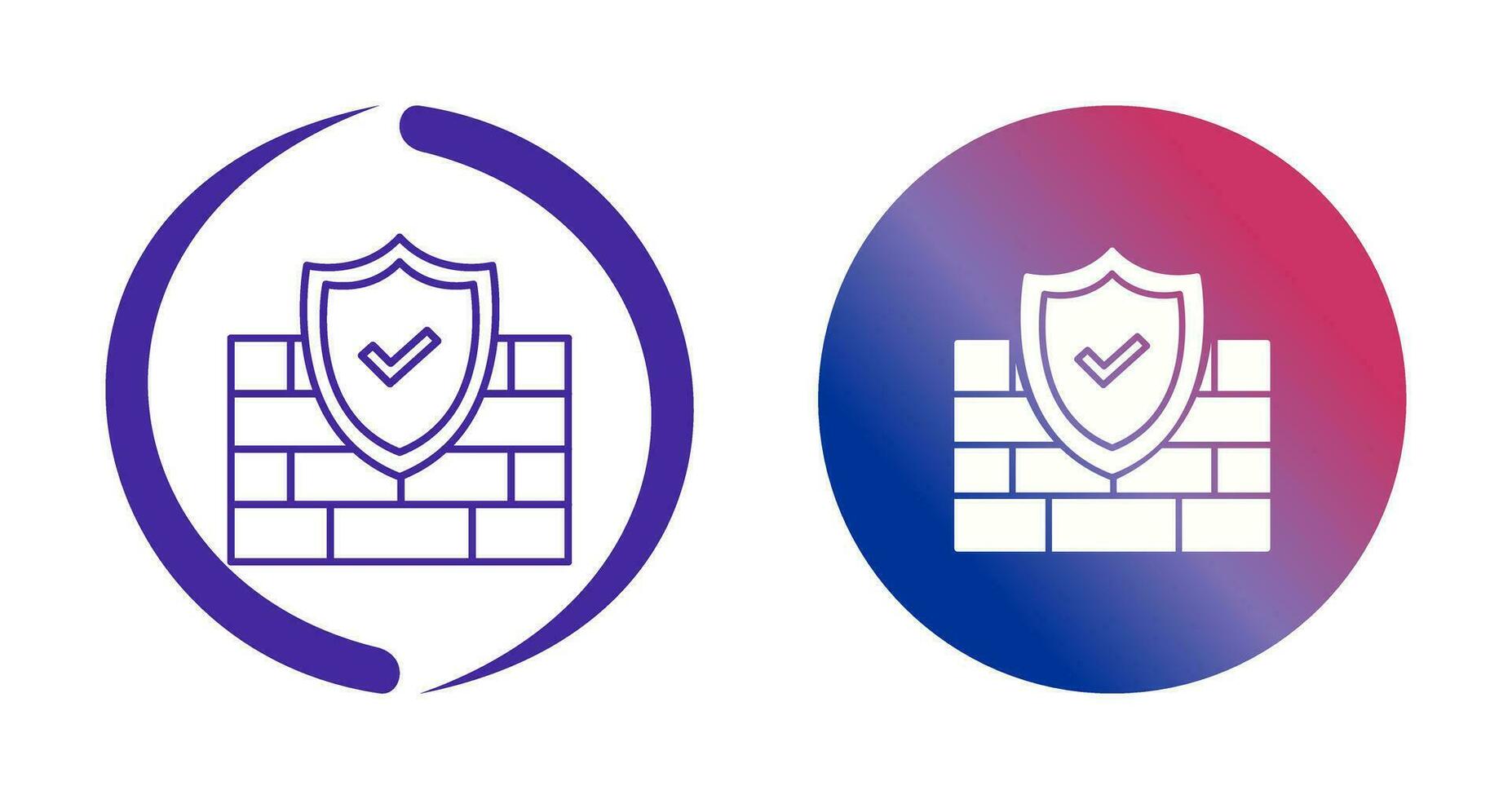 FireWall Vector Icon