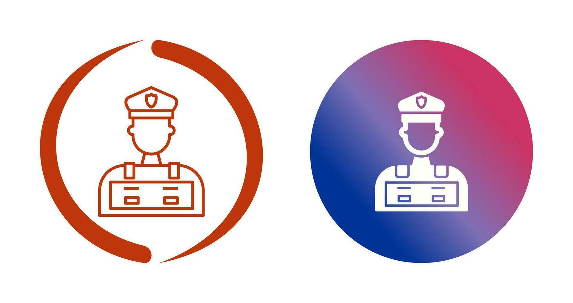 Police Man Vector Icon