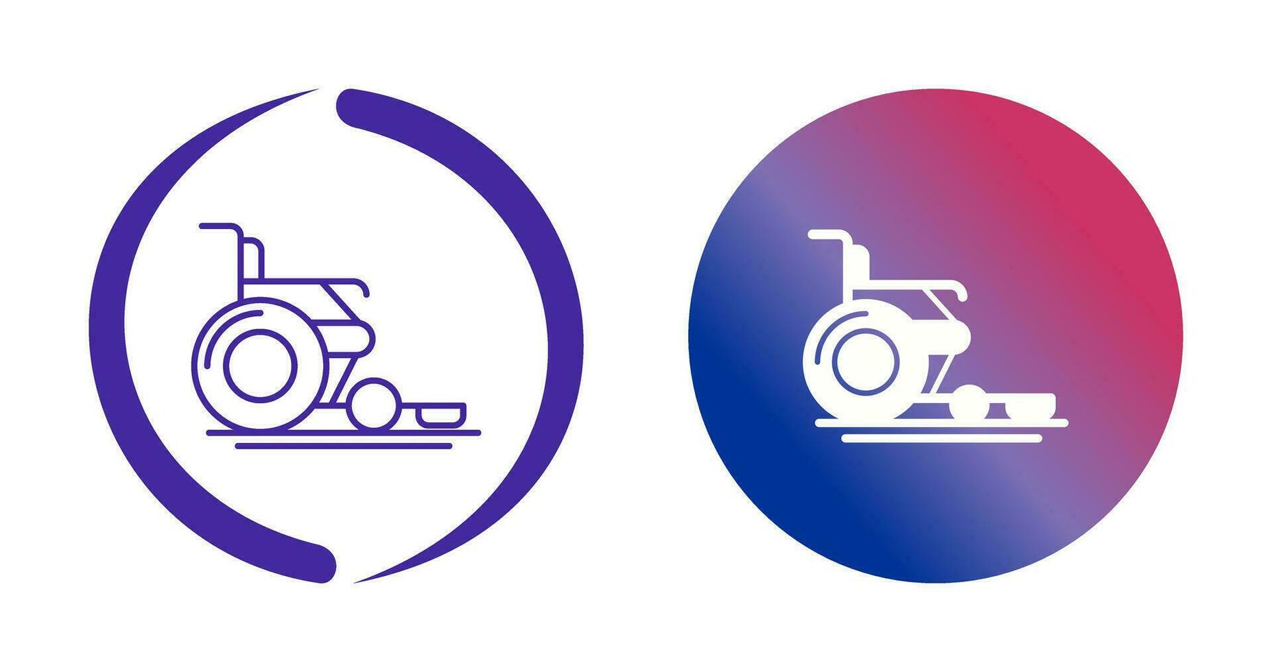 Wheel Chair Vector Icon
