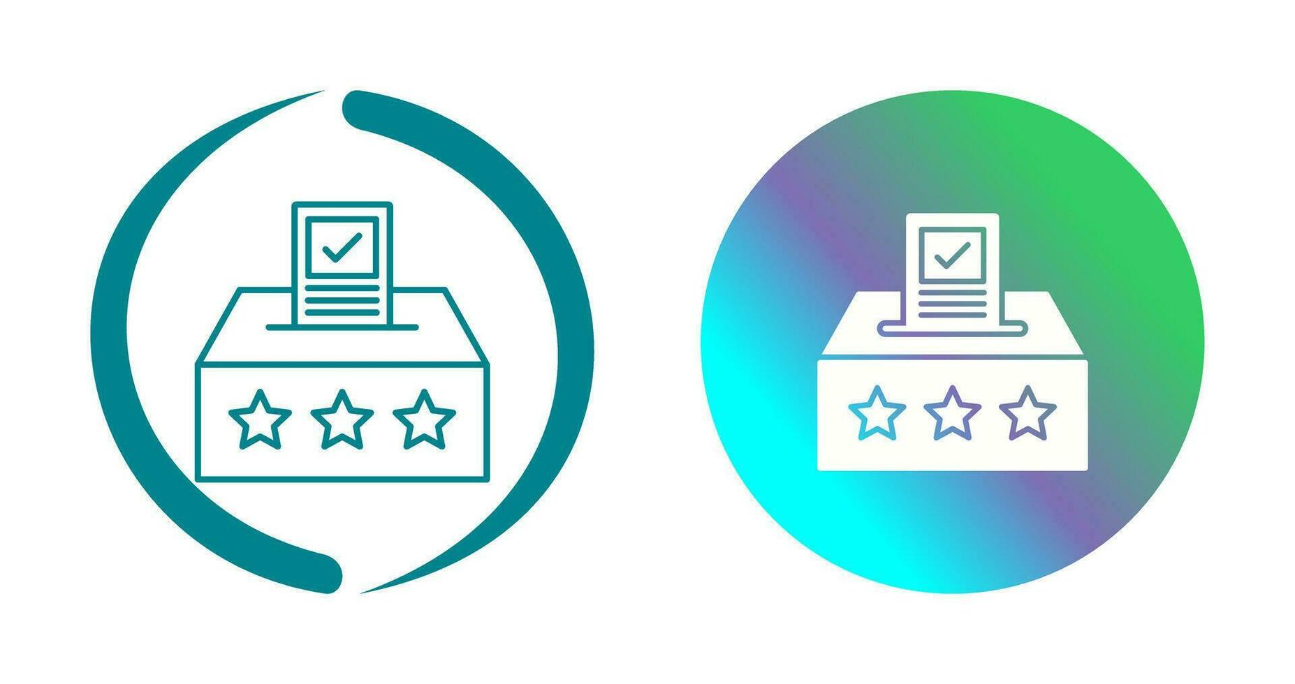 Ballot Vector Icon